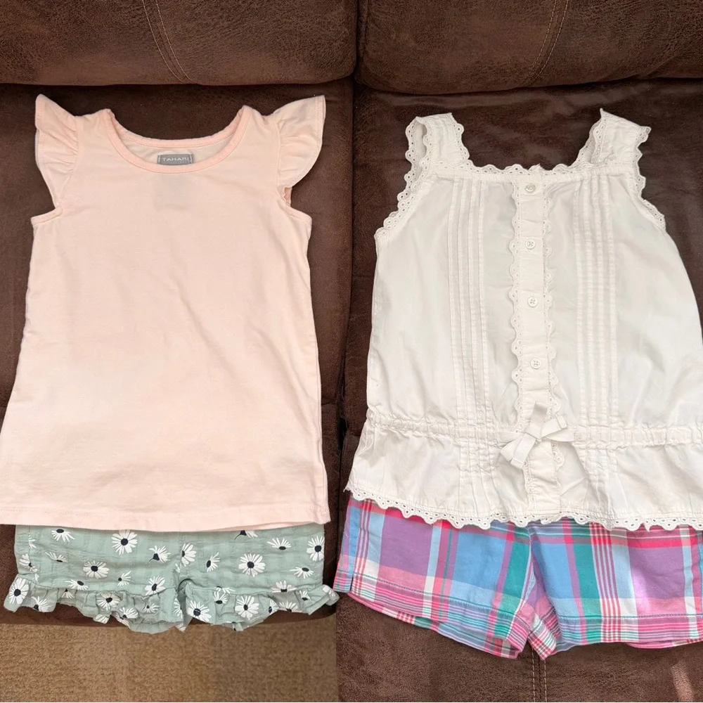 Girls Size 4 Short & Top Sets